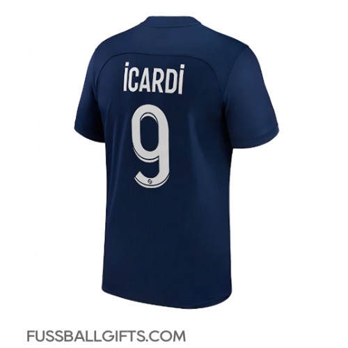 Paris Saint-Germain Mauro Icardi #9 Fußballbekleidung Heimtrikot 2022-23 Kurzarm